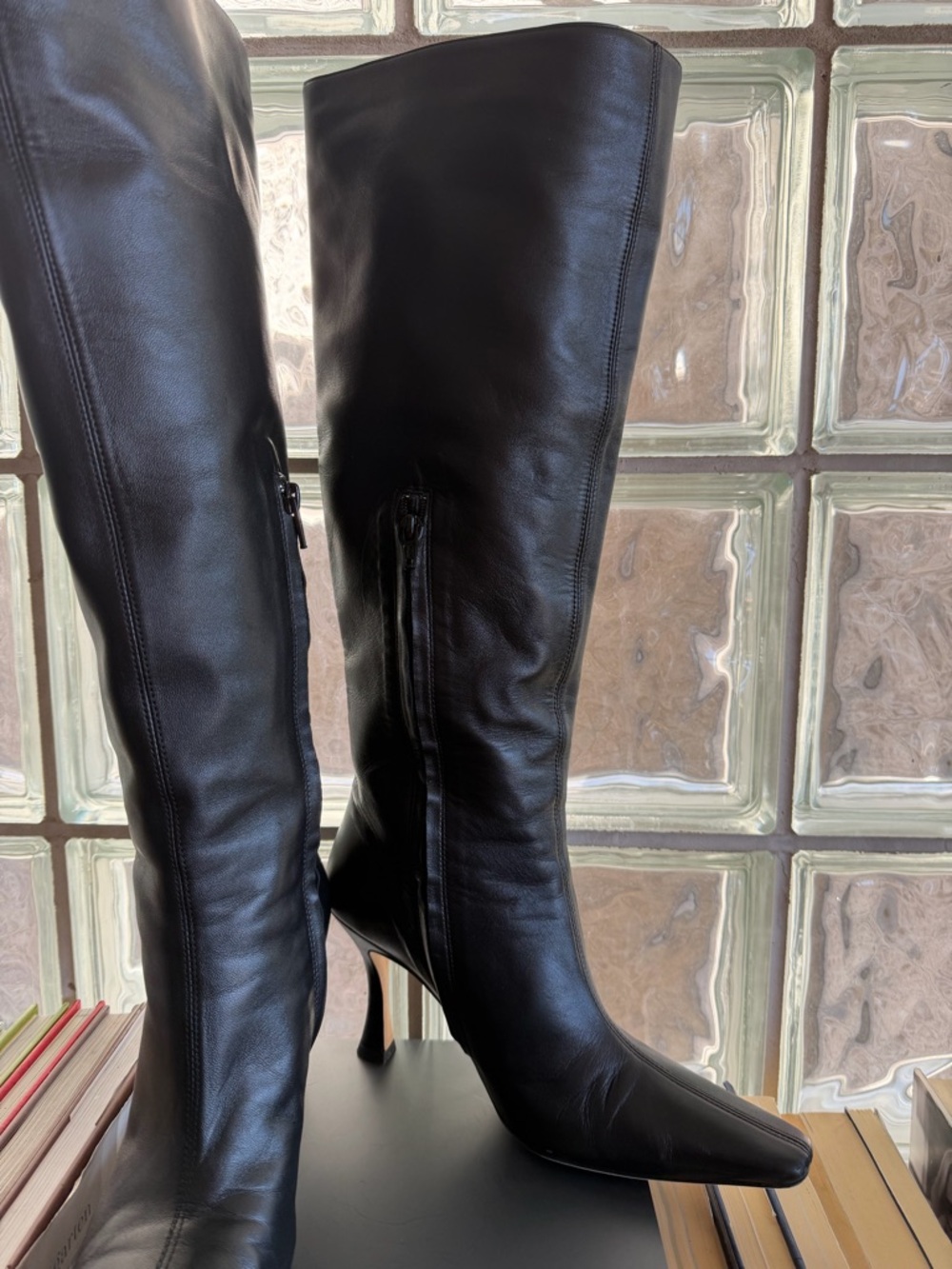 STAUD Black Cami Knee-High Boots - Picture 4 of 10